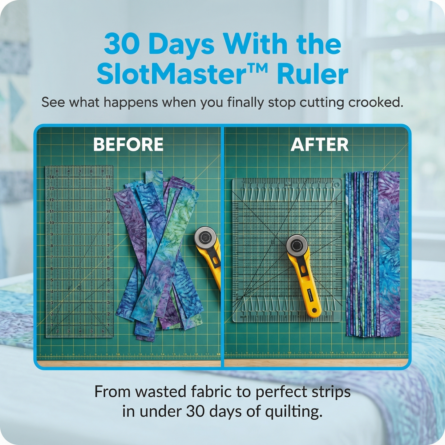 Protect Your Precious Fabric, Matching Points, and Quilting Confidence with SlotMaster™