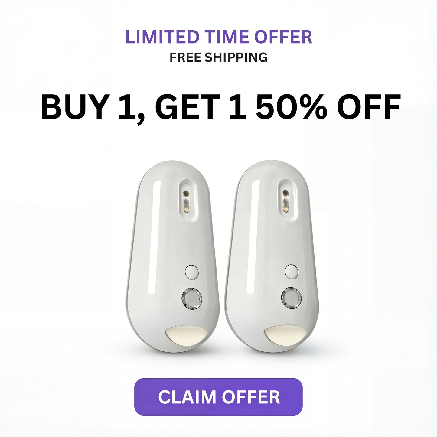 Self Cleaning UV Toilet Sanitizer & Night Light Nolara