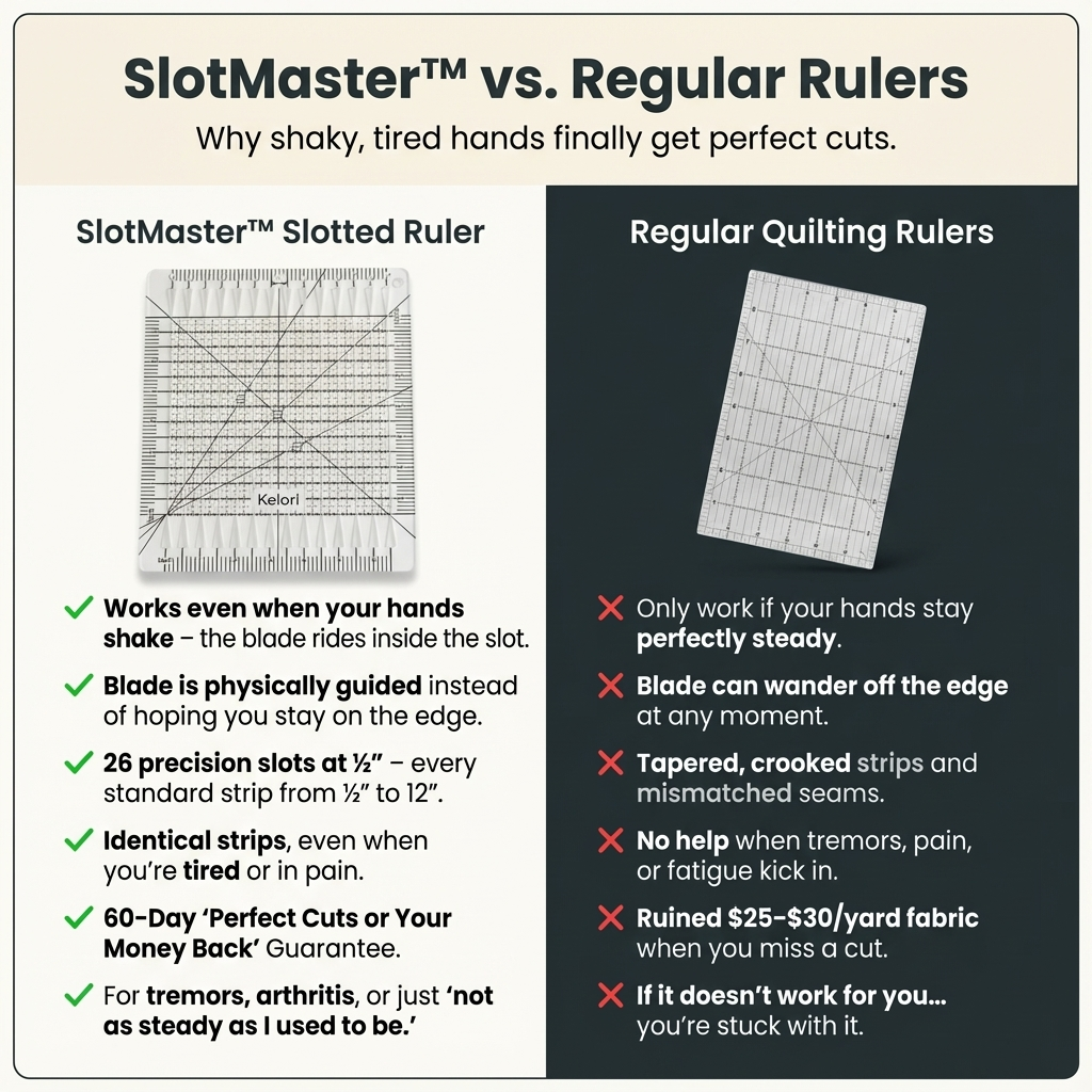 Protect Your Precious Fabric, Matching Points, and Quilting Confidence with SlotMaster™