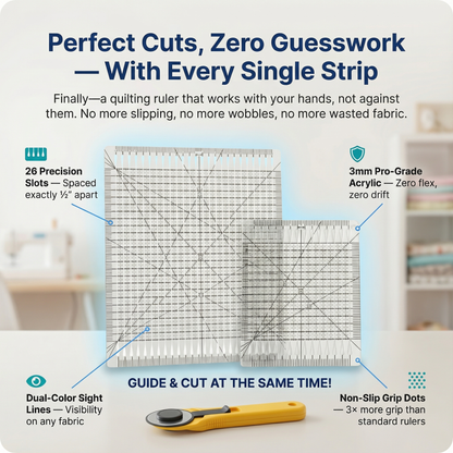 Protect Your Precious Fabric, Matching Points, and Quilting Confidence with SlotMaster™