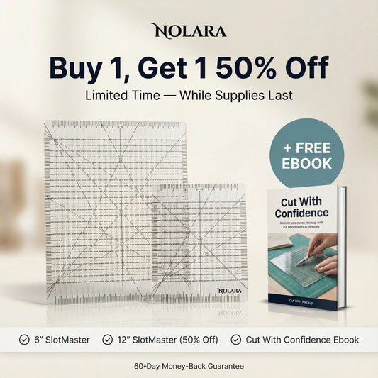 Protect Your Precious Fabric, Matching Points, and Quilting Confidence with SlotMaster™