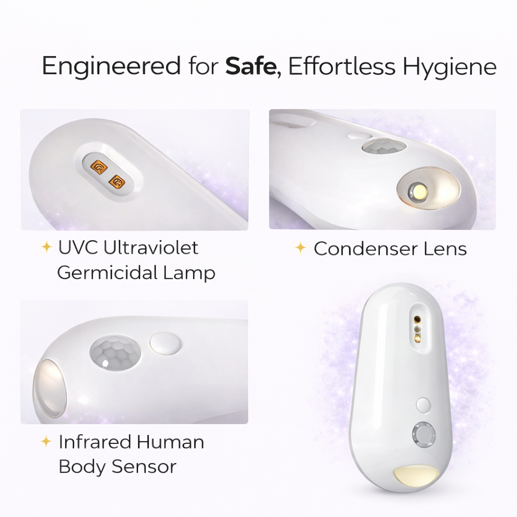 Self Cleaning UV Toilet Sanitizer & Night Light