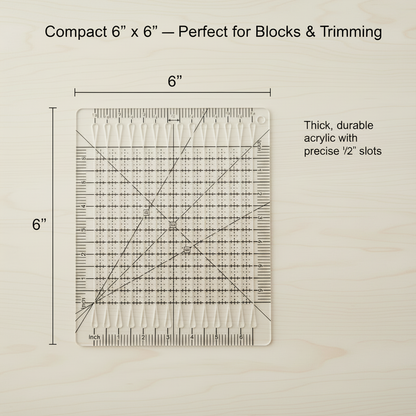 Protect Your Precious Fabric, Matching Points, and Quilting Confidence with SlotMaster™