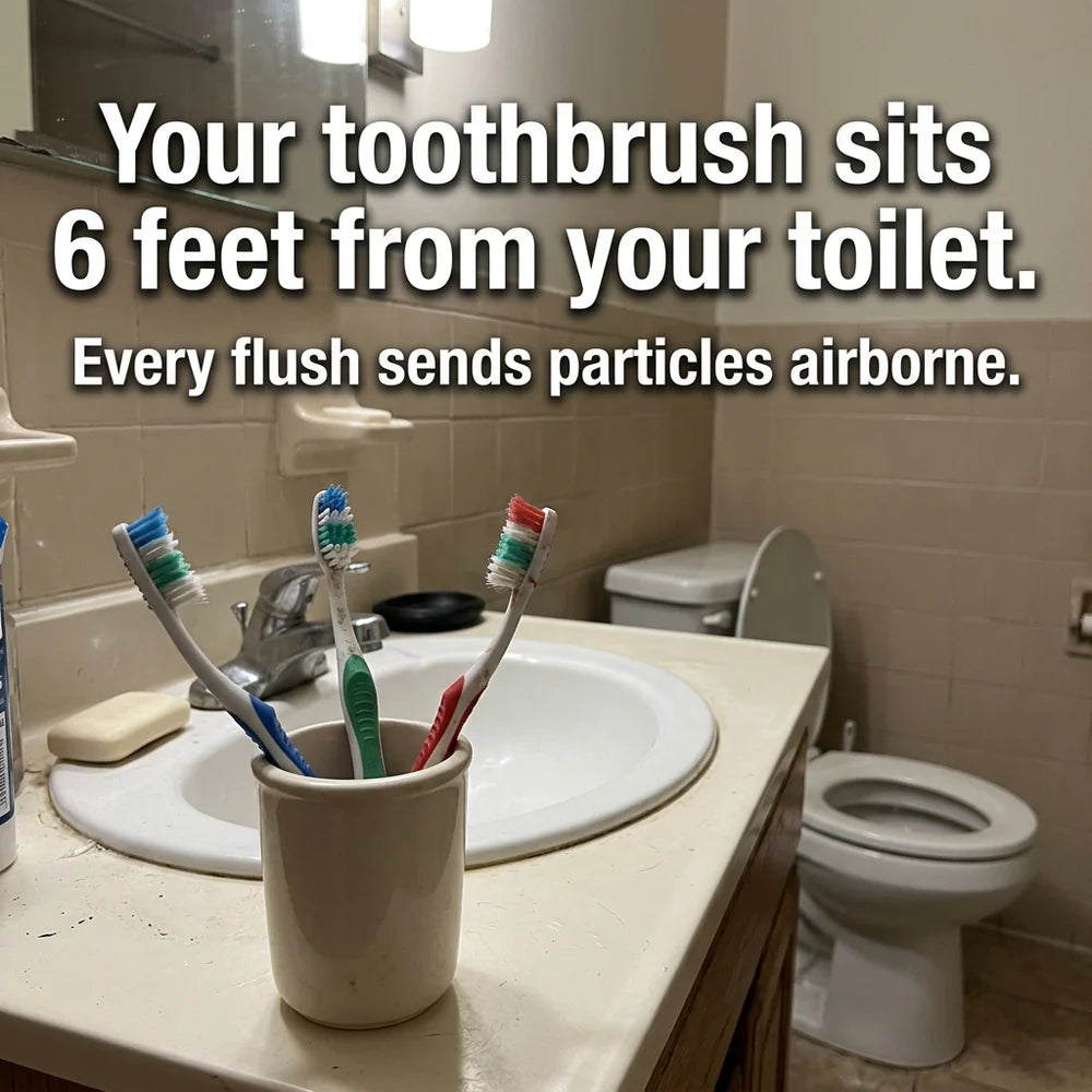 Self Cleaning UV Toothbrush Sanitizer