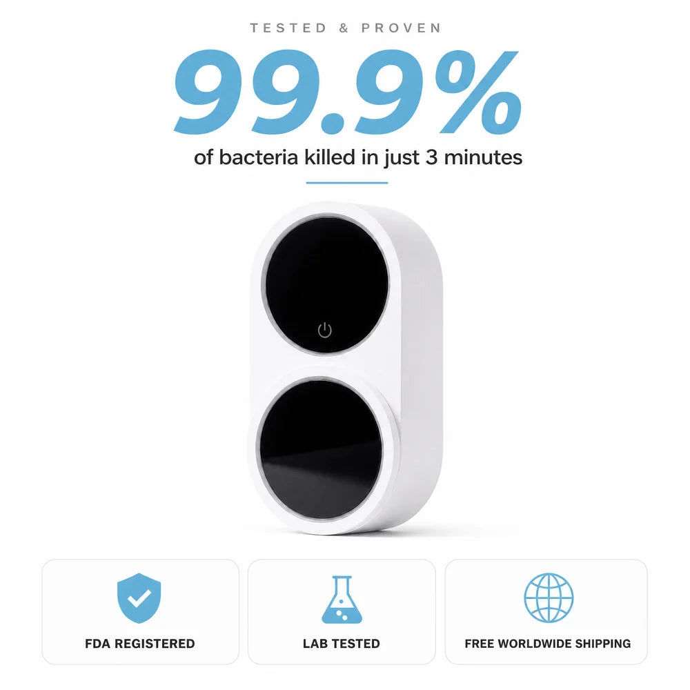 Self Cleaning UV Toothbrush Sanitizer